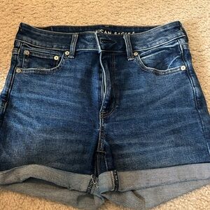 American Eagle Outfitters Dark Blue Jean Shorts